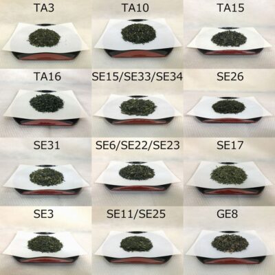 SA1 Our 12 Samples of Japanese Green Tea TAMARYOKUCHA & FUKAMUSHI-SENCHA & Organic SENCHA & SENCHA Loose Leaf 120g(4.23oz) Japan